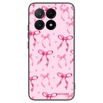 Picasee silikonowe czarne etui na Xiaomi Poco X6 Pro - Bow Aesthetic