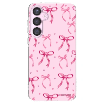 Picasee silikonowe przeźroczyste etui na Samsung Galaxy A55 5G A556B - Bow Aesthetic