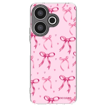 Picasee silikonowe przeźroczyste etui na Xiaomi Redmi 13 4G - Bow Aesthetic