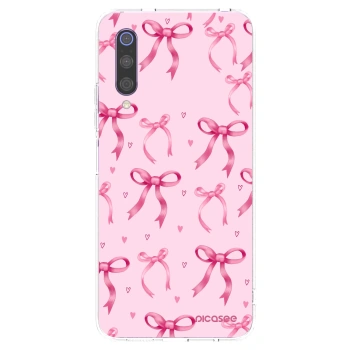 Picasee silikonowe przeźroczyste etui na Xiaomi Mi 9 - Bow Aesthetic