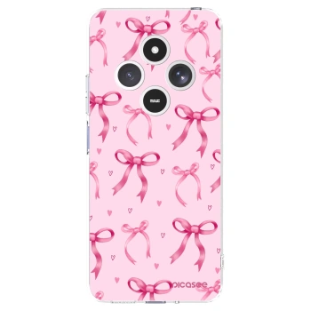 Picasee silikonowe przeźroczyste etui na Xiaomi Redmi 14C - Bow Aesthetic