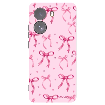 Picasee silikonowe czarne etui na Xiaomi Poco X7 - Bow Aesthetic