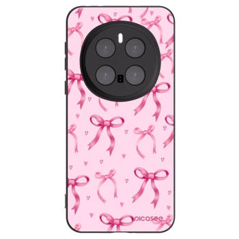 Picasee silikonowe czarne etui na Honor Magic7 Pro 5G - Bow Aesthetic