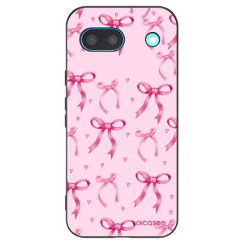 Picasee silikonowe czarne etui na Google Pixel 8 - Bow Aesthetic