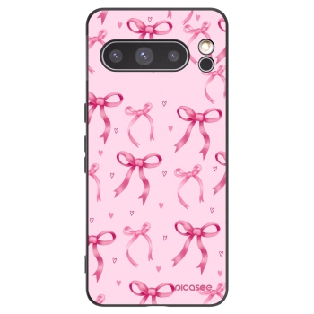 Picasee silikonowe czarne etui na Google Pixel 8 Pro - Bow Aesthetic