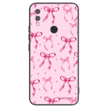 Picasee silikonowe czarne etui na Xiaomi Redmi Note 7 - Bow Aesthetic