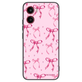 Picasee silikonowe czarne etui na Motorola Moto G05 - Bow Aesthetic