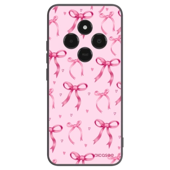 Picasee silikonowe czarne etui na Xiaomi Poco C75 - Bow Aesthetic