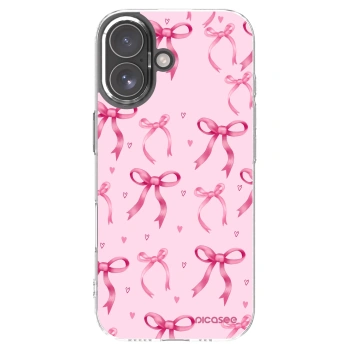 Picasee silikonowe przeźroczyste etui na Apple iPhone 17 - Bow Aesthetic