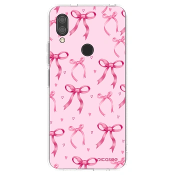 Picasee silikonowe przeźroczyste etui na Xiaomi Redmi 7 - Bow Aesthetic