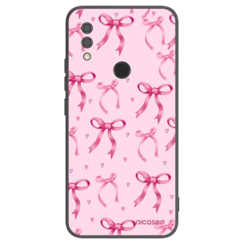 Picasee silikonowe czarne etui na Xiaomi Redmi 7 - Bow Aesthetic