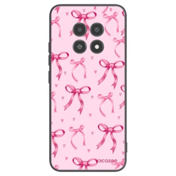 Picasee silikonowe czarne etui na Realme 12X - Bow Aesthetic