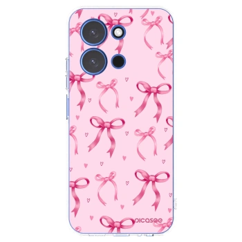 Picasee silikonowe przeźroczyste etui na Xiaomi Redmi 15C 4G - Bow Aesthetic