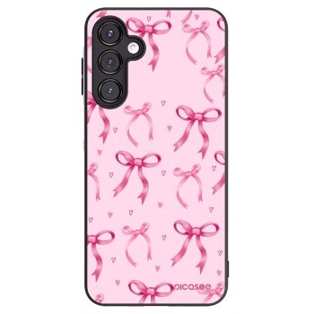Picasee silikonowe czarne etui na Samsung Galaxy A16 4G - Bow Aesthetic