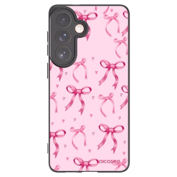 Picasee silikonowe czarne etui na Samsung Galaxy S26+ - Bow Aesthetic