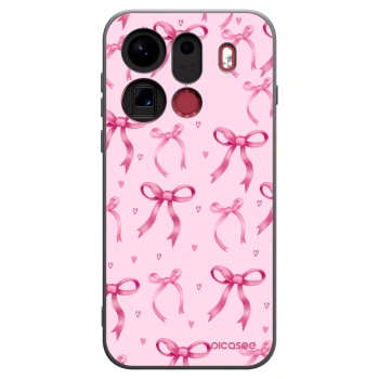 Picasee silikonowe czarne etui na OPPO Find X9 Pro - Bow Aesthetic