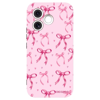 Picasee silikonowe czarne etui na Honor 600 Lite - Bow Aesthetic