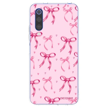 Picasee silikonowe przeźroczyste etui na Xiaomi Mi 9 SE - Bow Aesthetic