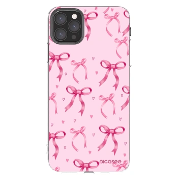 Picasee silikonowe przeźroczyste etui na Apple iPhone 11 Pro Max - Bow Aesthetic