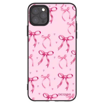 Picasee silikonowe czarne etui na Apple iPhone 11 Pro Max - Bow Aesthetic