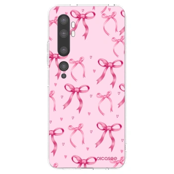 Picasee silikonowe przeźroczyste etui na Xiaomi Mi Note 10 (Pro) - Bow Aesthetic