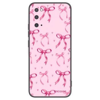 Picasee silikonowe czarne etui na Samsung Galaxy S20 G980F - Bow Aesthetic