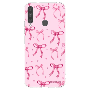 Picasee silikonowe przeźroczyste etui na Huawei P40 Lite E - Bow Aesthetic