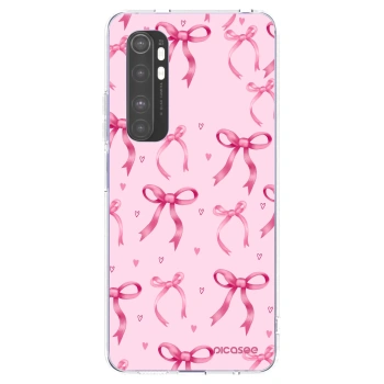 Picasee silikonowe przeźroczyste etui na Xiaomi Mi Note 10 Lite - Bow Aesthetic