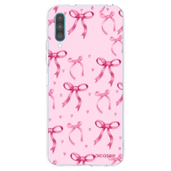 Picasee silikonowe przeźroczyste etui na Samsung Galaxy A30s A307F - Bow Aesthetic