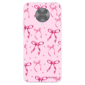 Picasee silikonowe przeźroczyste etui na Xiaomi Poco F2 Pro - Bow Aesthetic