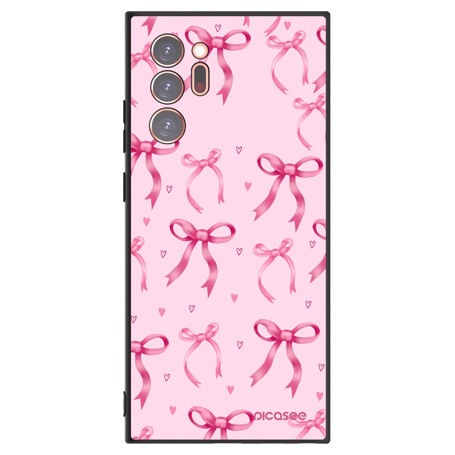 Picasee silikonowe czarne etui na Samsung Galaxy Note 20 Ultra - Bow Aesthetic
