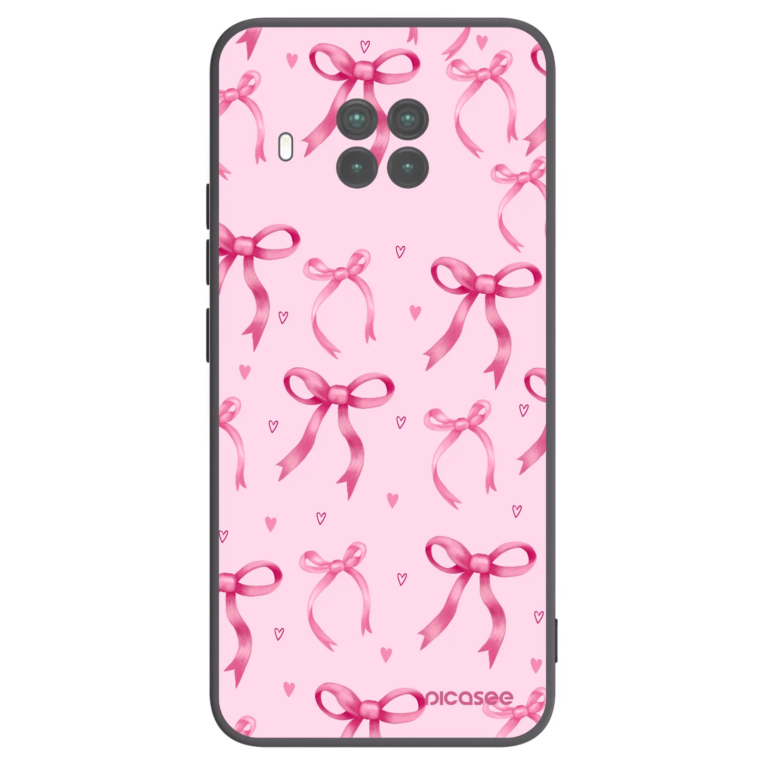 Picasee silikonowe czarne etui na Xiaomi Mi 10T Lite - Bow Aesthetic