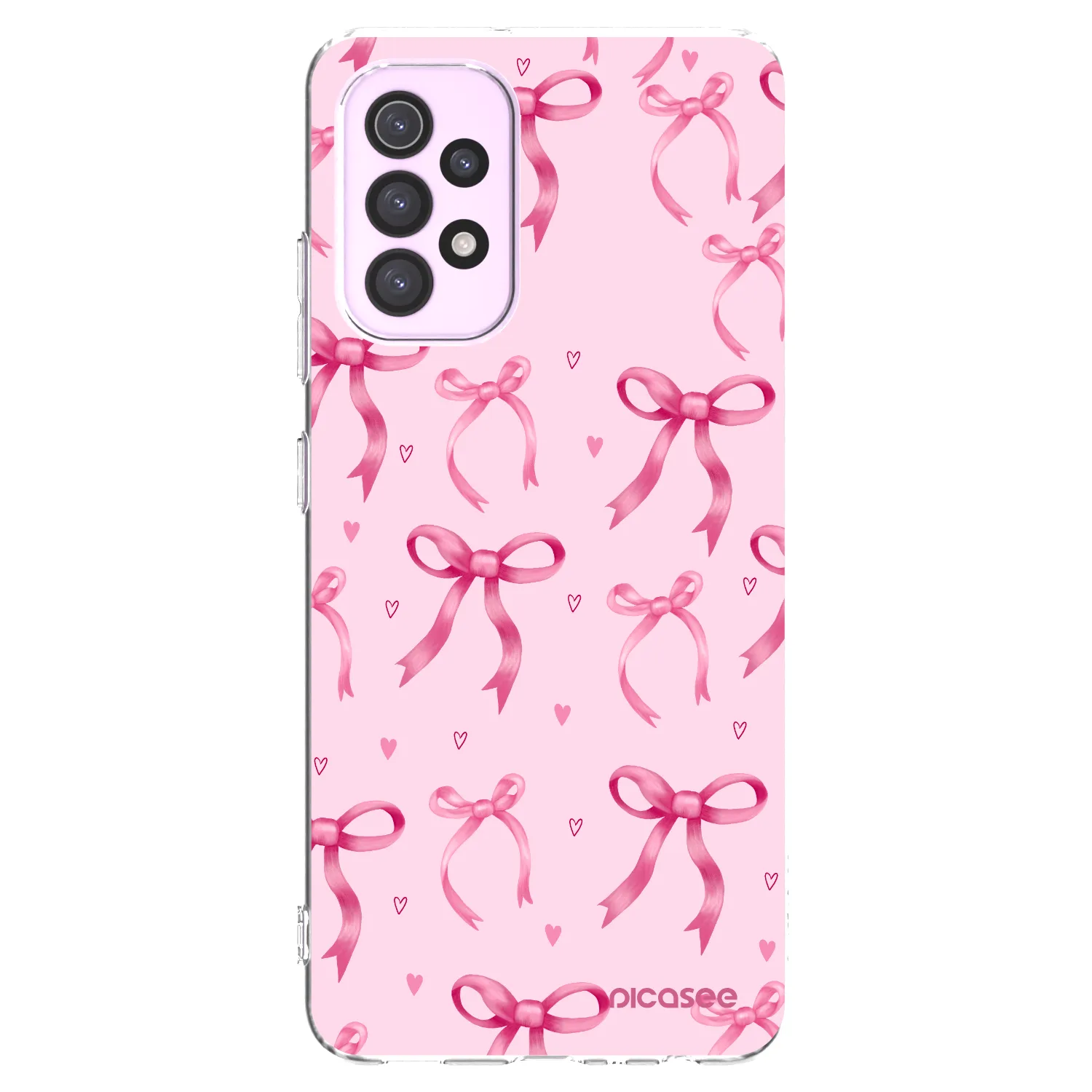 Picasee silikonowe przeźroczyste etui na Samsung Galaxy A32 5G A326B - Bow Aesthetic