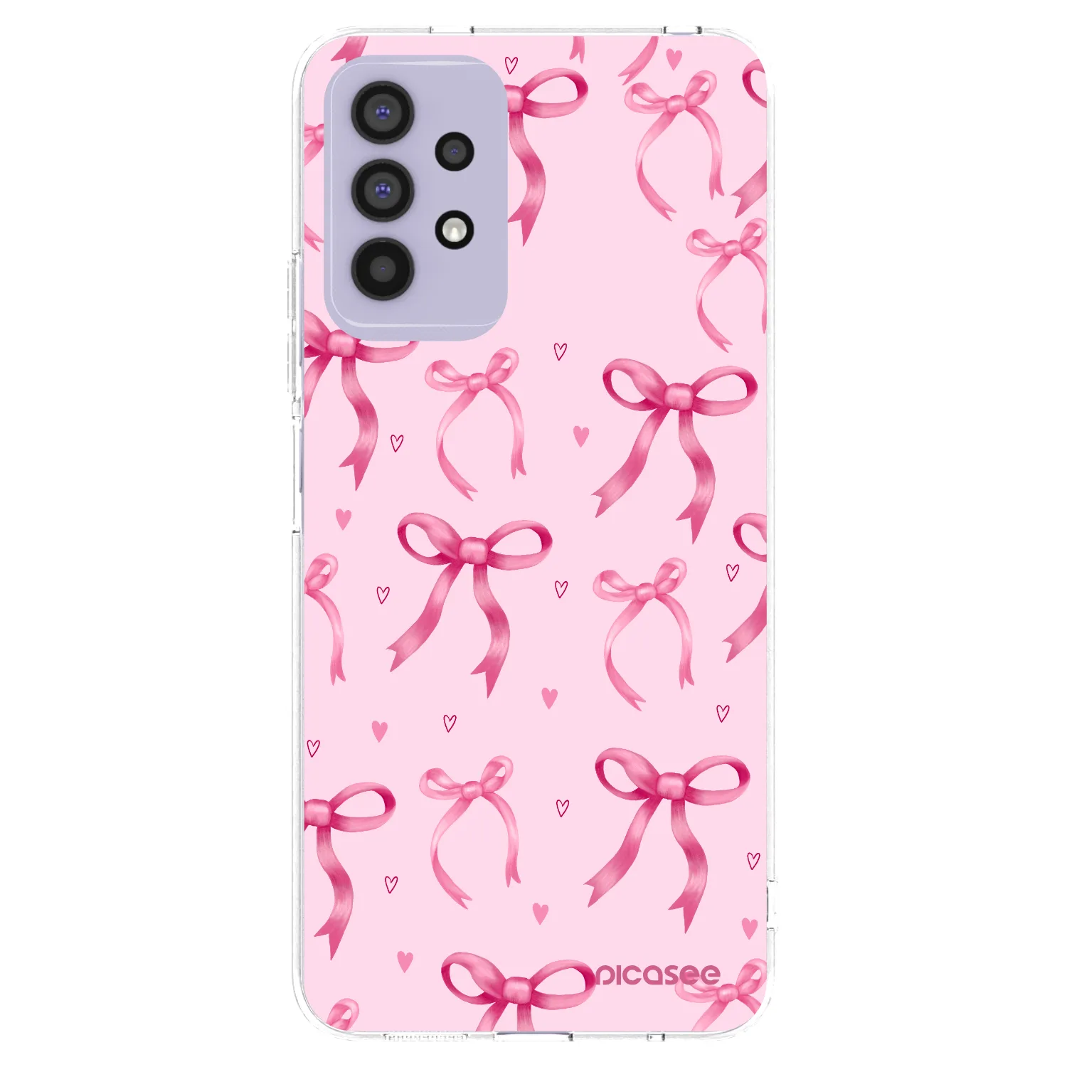 Picasee silikonowe przeźroczyste etui na Samsung Galaxy A32 4G SM-A325F - Bow Aesthetic