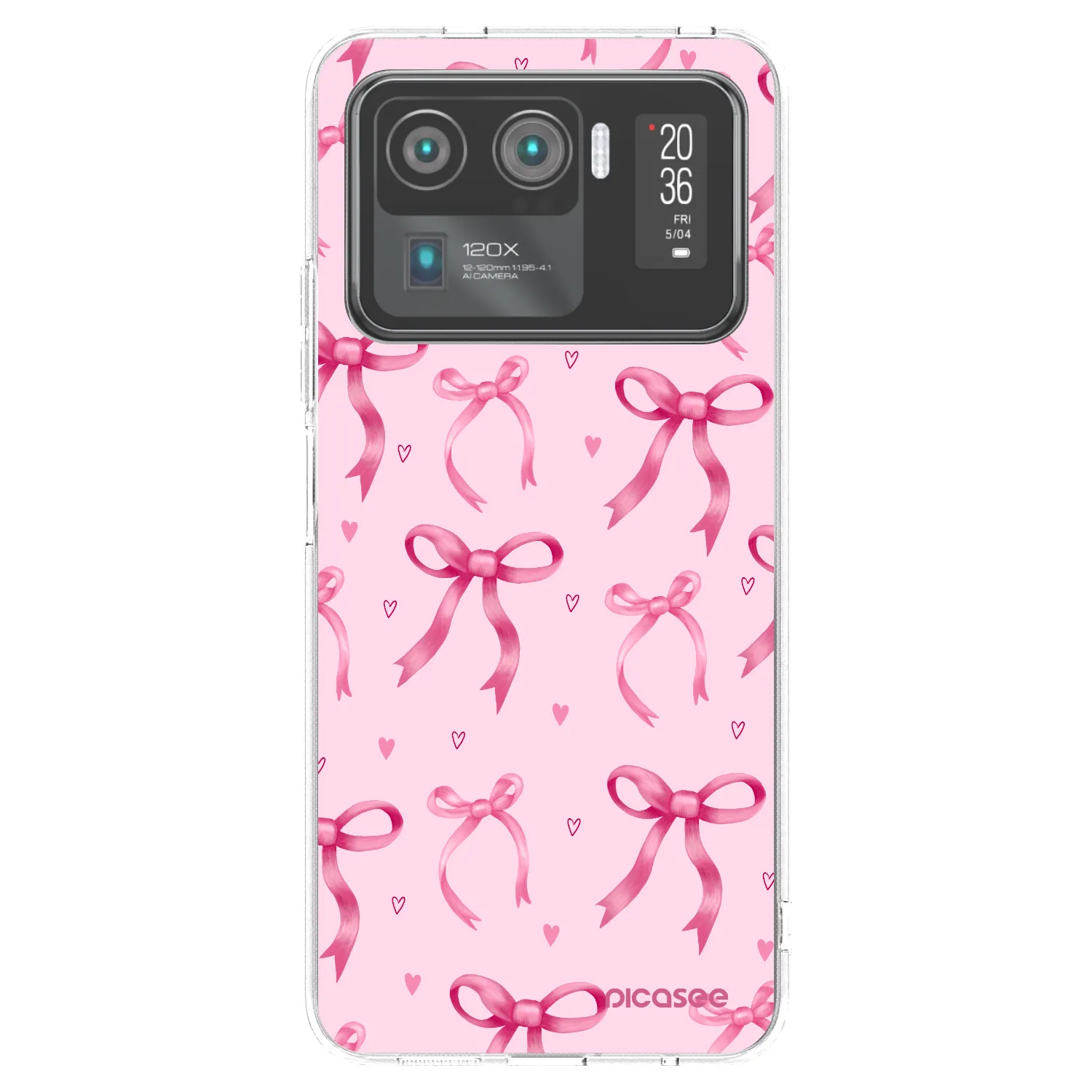Picasee silikonowe przeźroczyste etui na Xiaomi Mi 11 Ultra - Bow Aesthetic