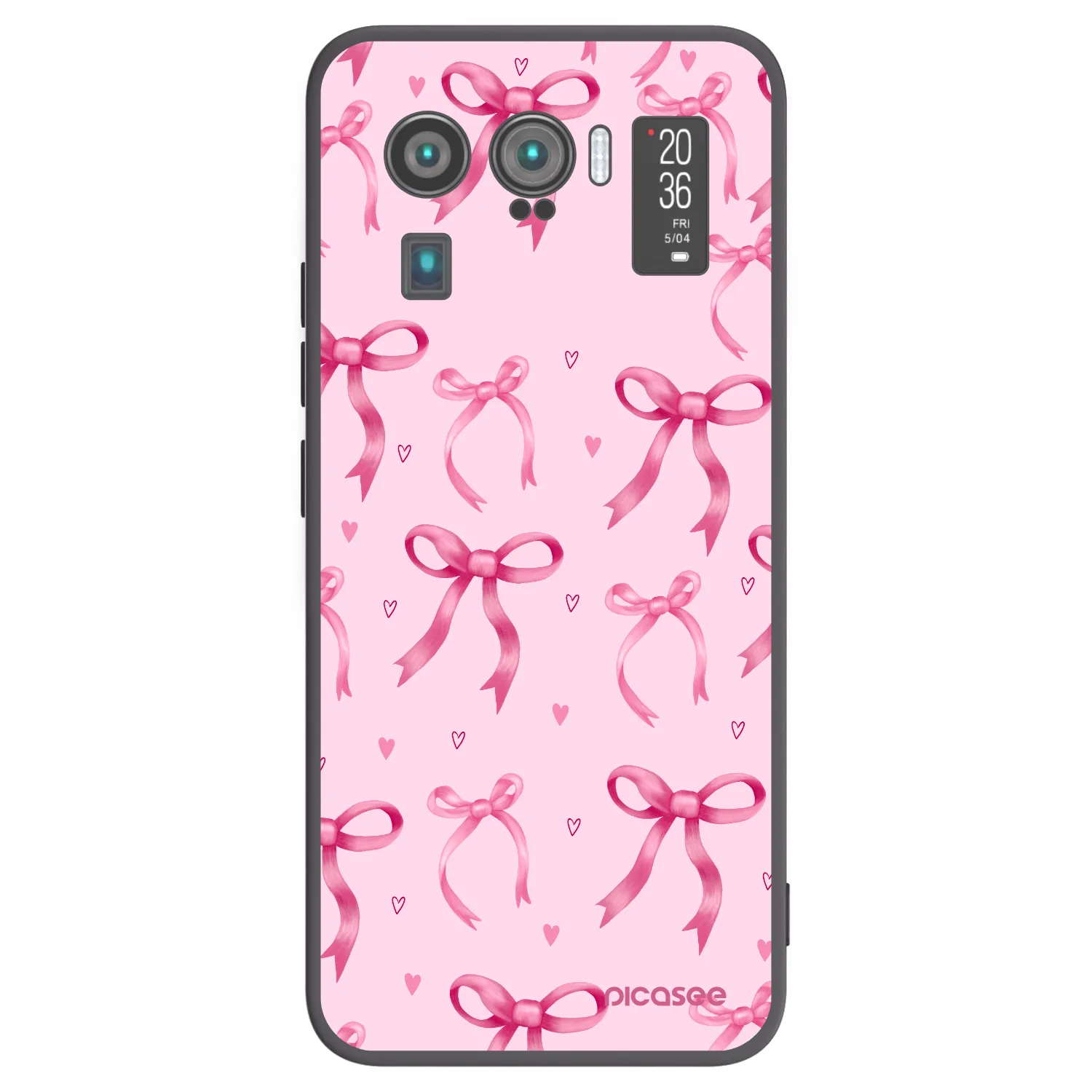 Picasee silikonowe czarne etui na Xiaomi Mi 11 Ultra - Bow Aesthetic