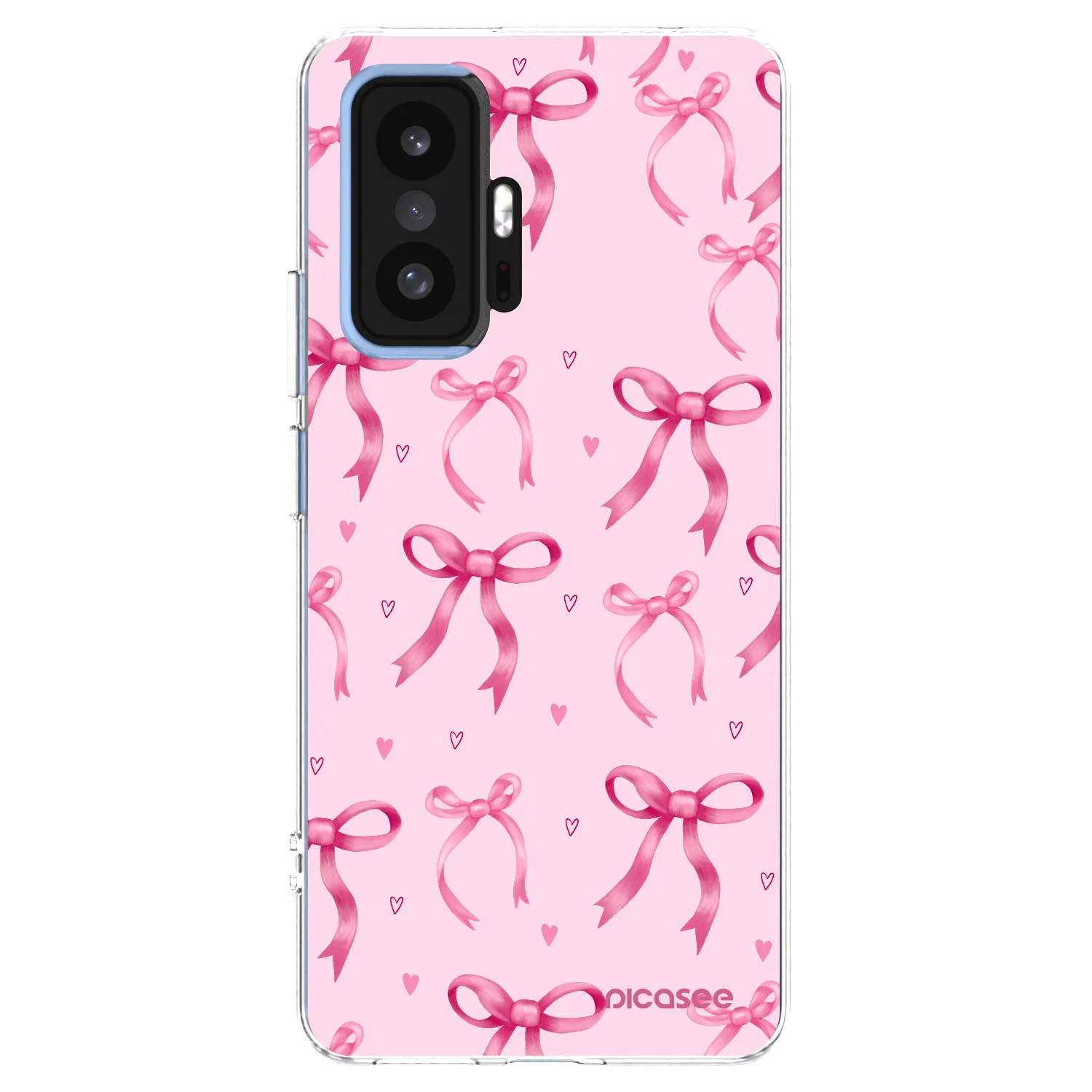 Picasee silikonowe przeźroczyste etui na Xiaomi 11T - Bow Aesthetic
