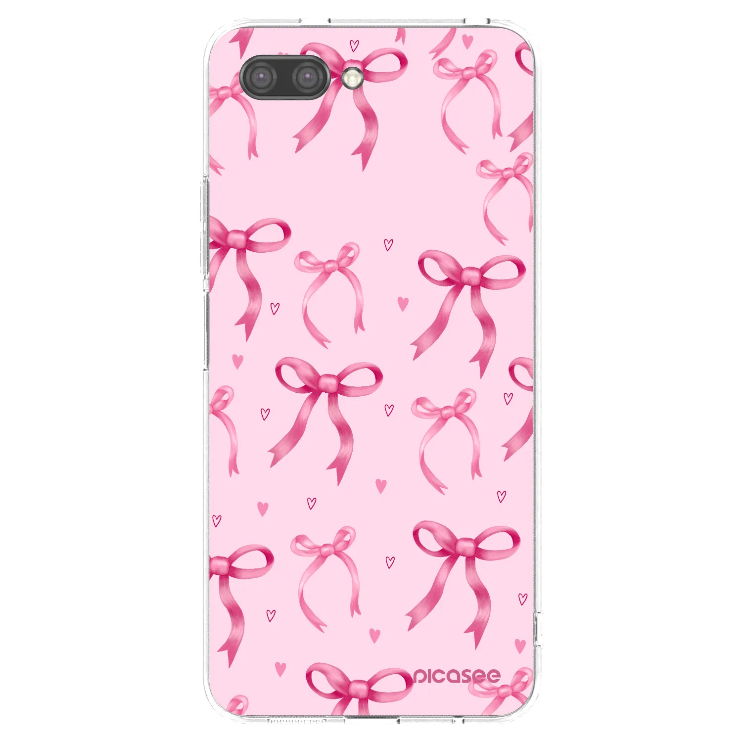 Picasee silikonowe przeźroczyste etui na Honor 10 - Bow Aesthetic