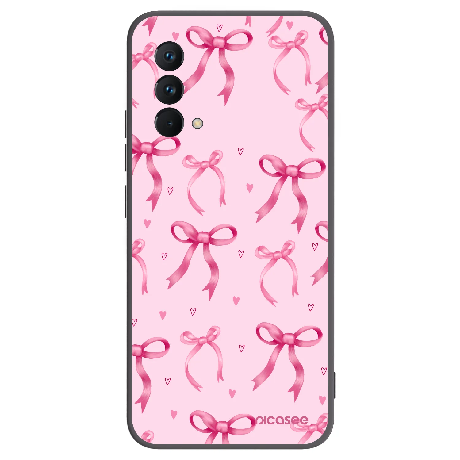 Picasee silikonowe czarne etui na Realme GT Master Edition 5G - Bow Aesthetic