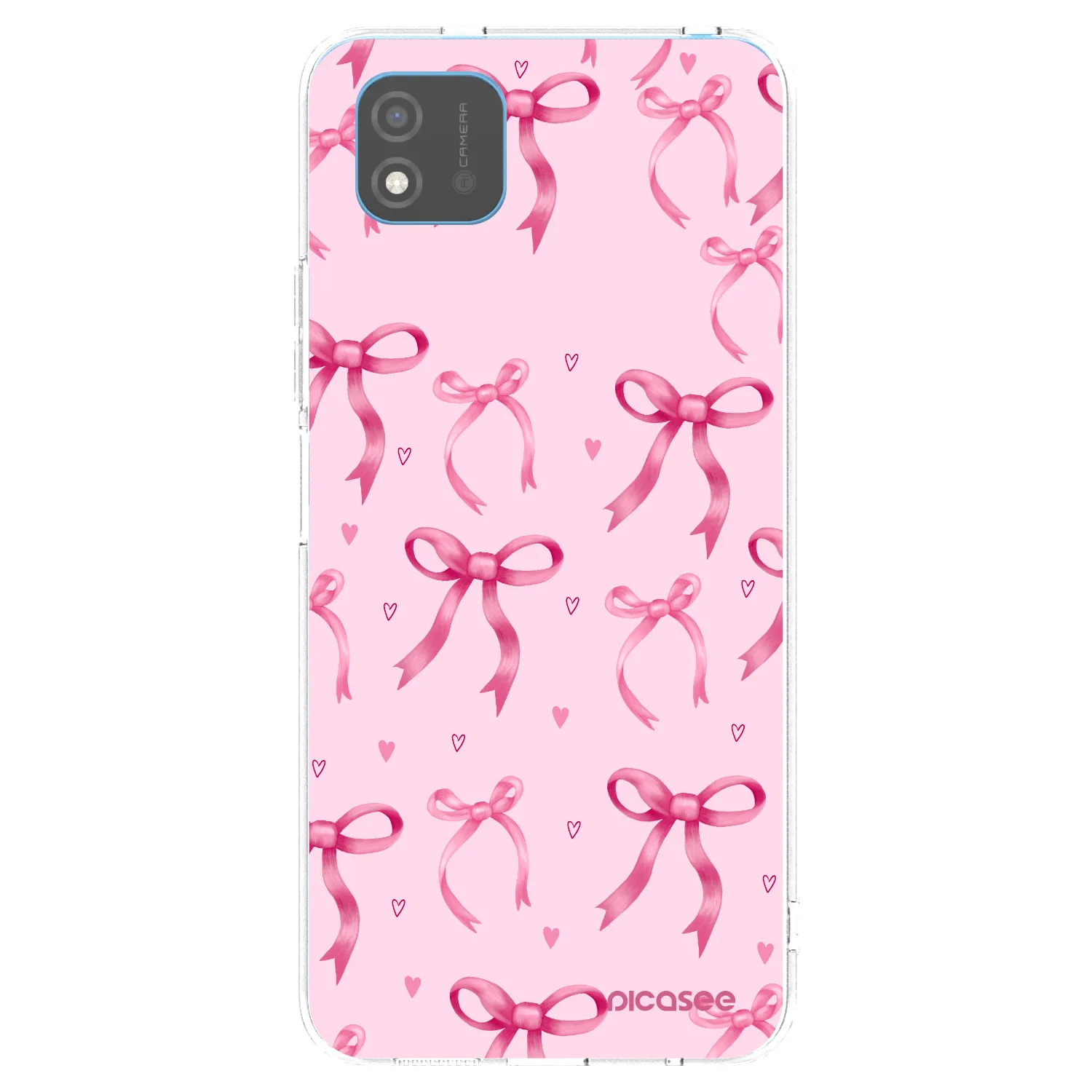 Picasee silikonowe przeźroczyste etui na Realme C11 (2021) - Bow Aesthetic