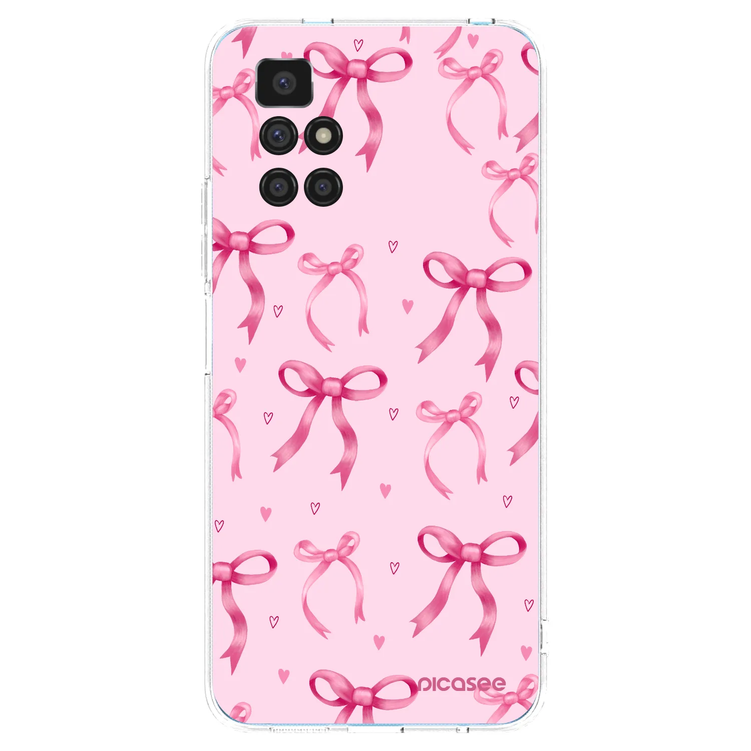 Picasee silikonowe przeźroczyste etui na Xiaomi Redmi 10 (2022) - Bow Aesthetic