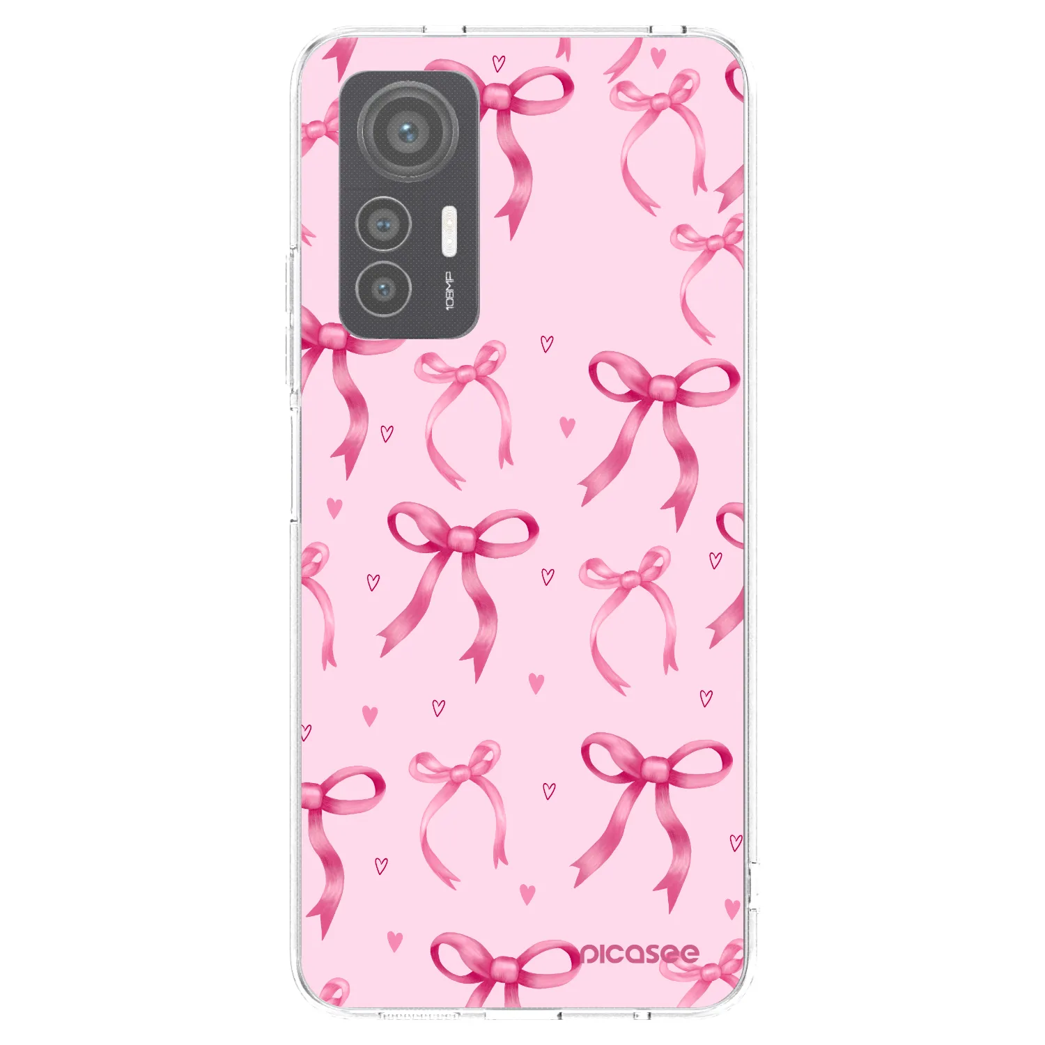 Picasee silikonowe przeźroczyste etui na Xiaomi 12 Lite - Bow Aesthetic