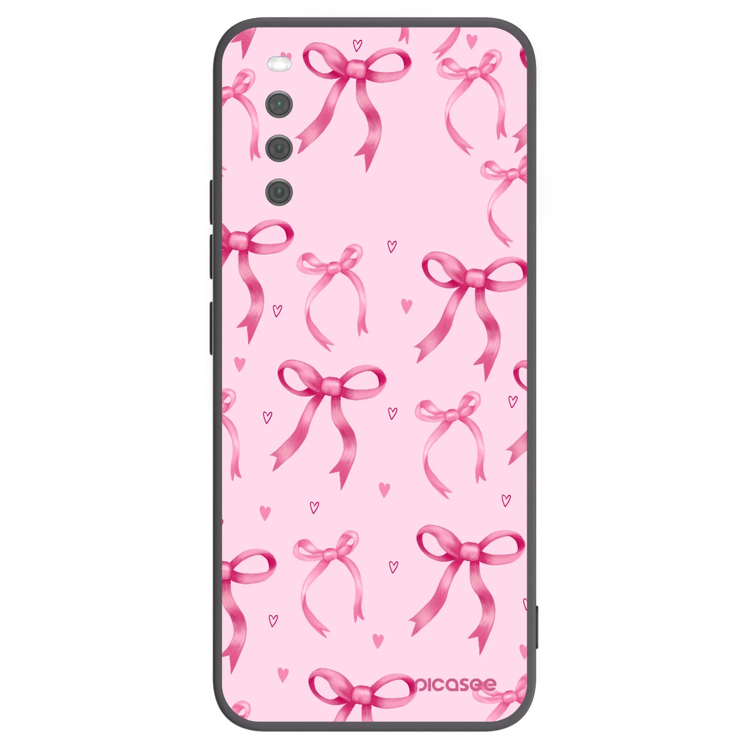 Picasee silikonowe czarne etui na Sony Xperia 10 III - Bow Aesthetic