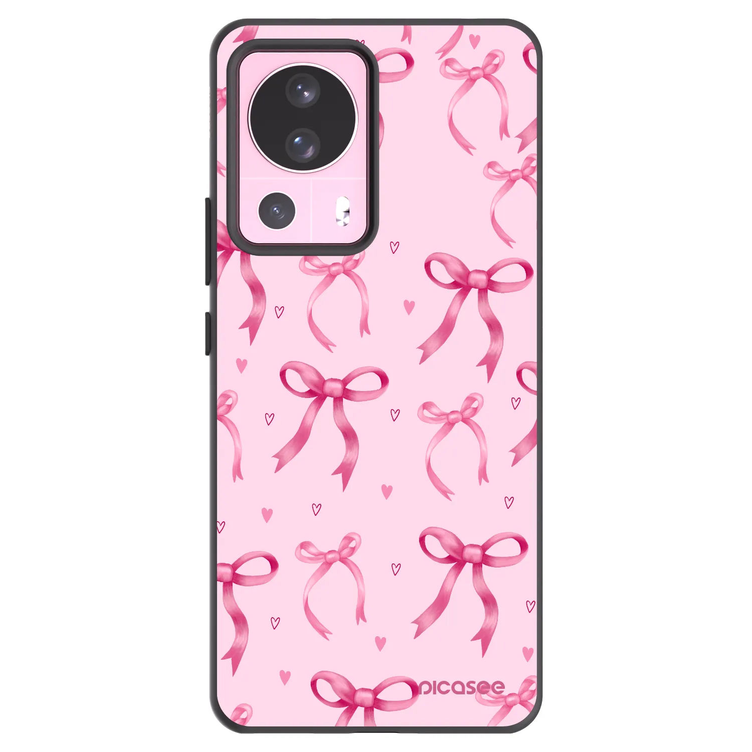 Picasee silikonowe czarne etui na Xiaomi 13 Lite - Bow Aesthetic