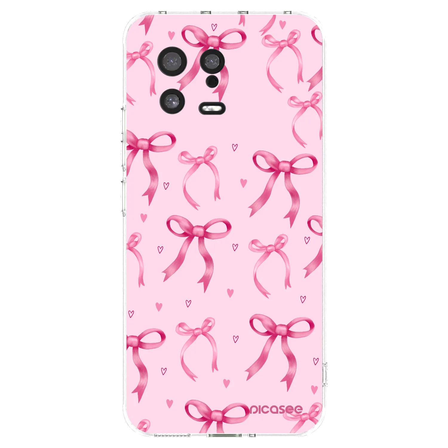 Picasee silikonowe przeźroczyste etui na Xiaomi 13 - Bow Aesthetic