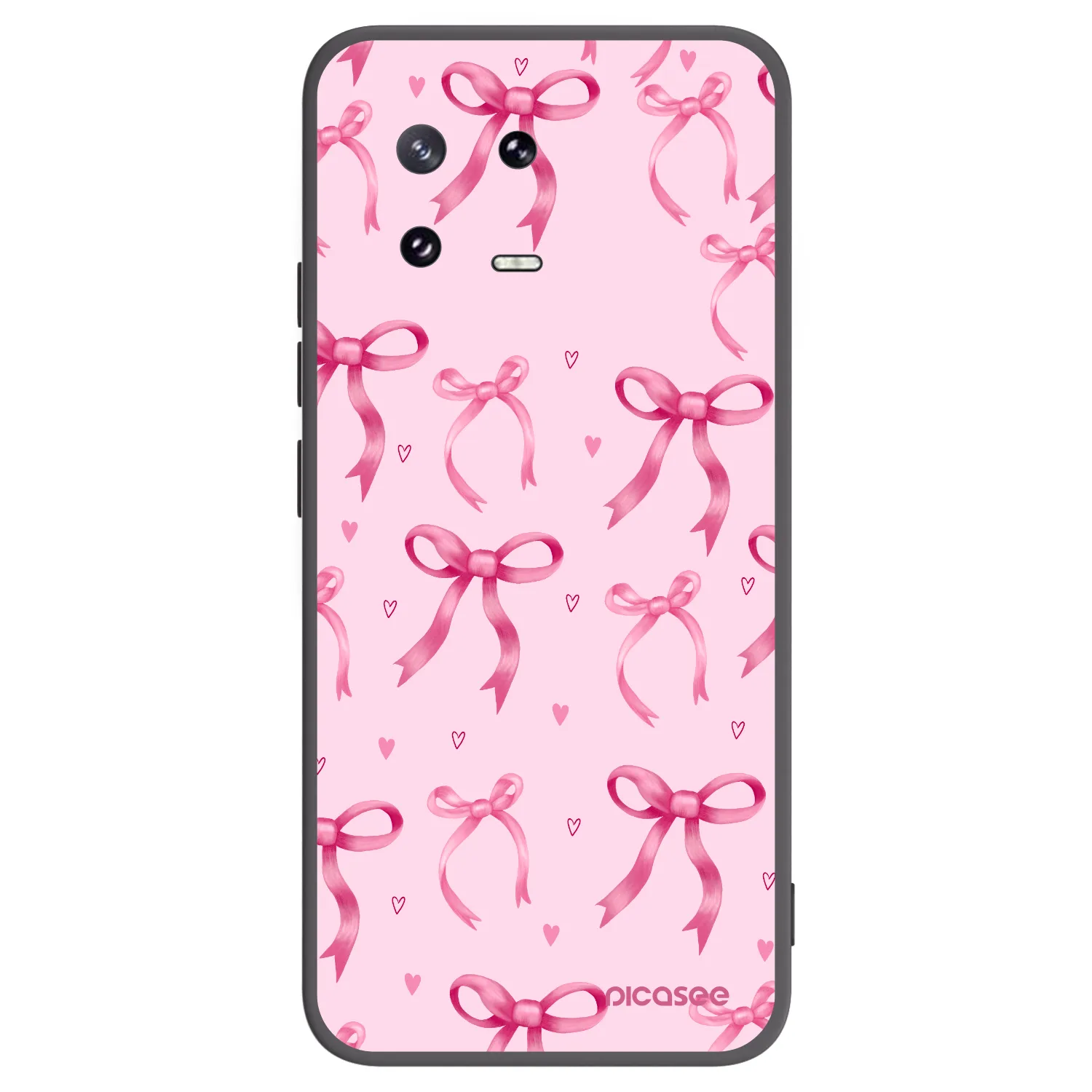 Picasee silikonowe czarne etui na Xiaomi 13 Pro - Bow Aesthetic