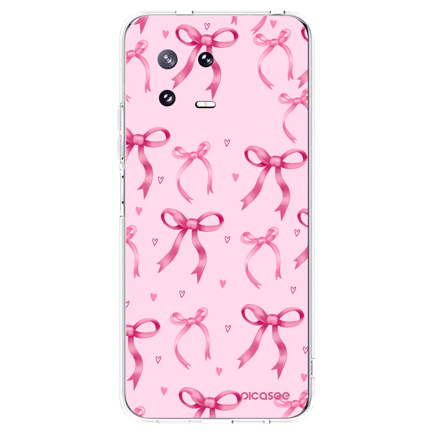 Picasee silikonowe przeźroczyste etui na Xiaomi 13 Pro - Bow Aesthetic