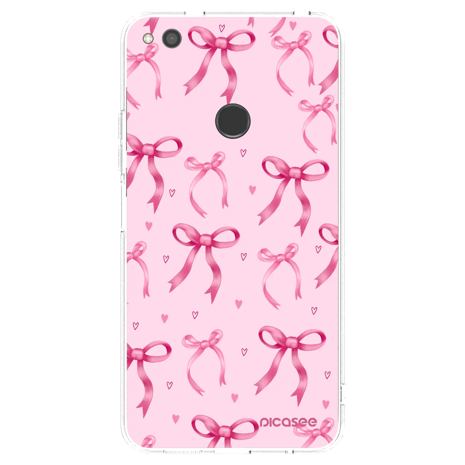 Picasee silikonowe przeźroczyste etui na Huawei P9 Lite 2017 - Bow Aesthetic