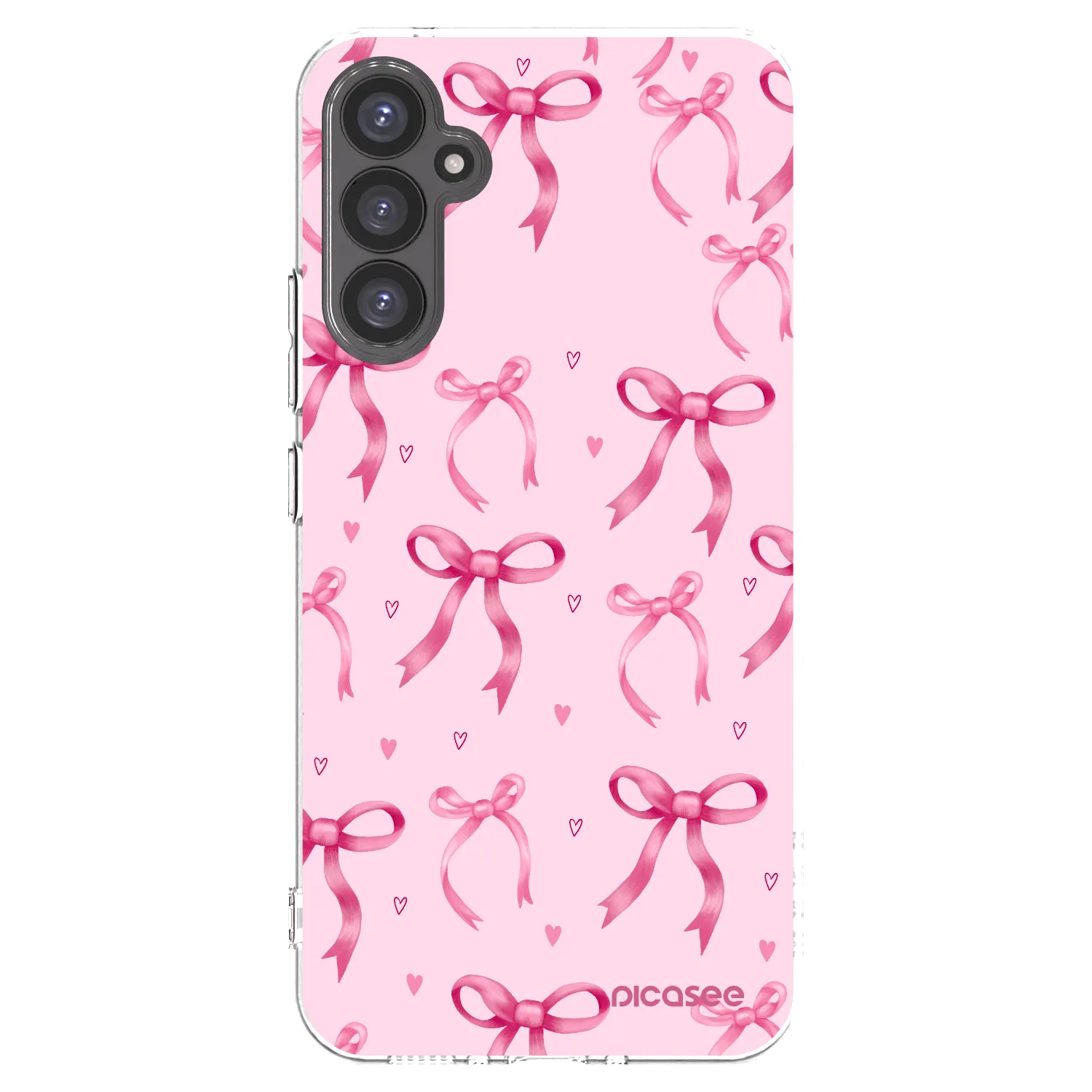 Picasee silikonowe przeźroczyste etui na Samsung Galaxy A34 5G A346B - Bow Aesthetic