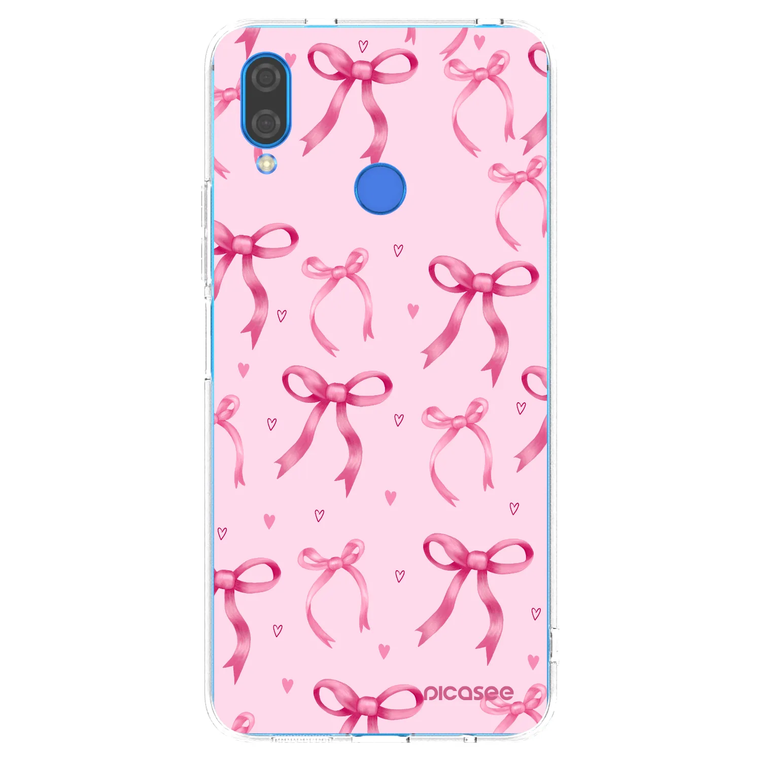 Picasee silikonowe przeźroczyste etui na Huawei Nova 3i - Bow Aesthetic